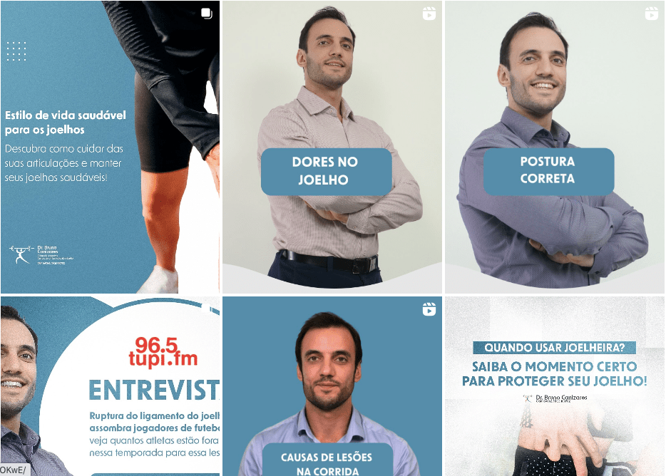 Instagram do Dr. Bruno Canizares