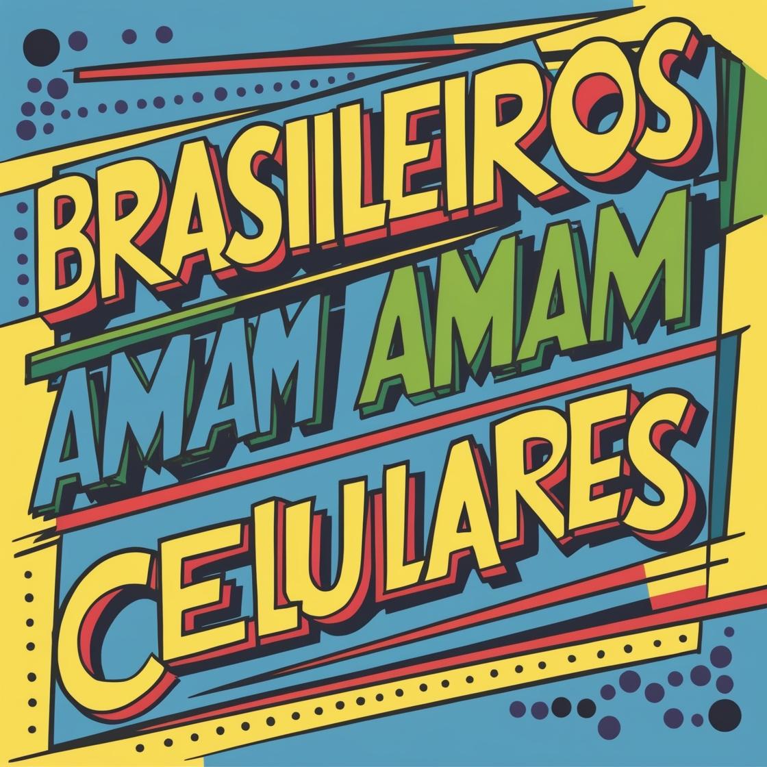 Brasileiros adoram celular